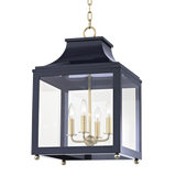 Mitzi Leigh Aged Brass/navy 16W x 25H Candleholder