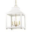 Mitzi Leigh Aged Brass/soft Off White 16W x 25H Candleholder