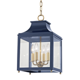 Mitzi Leigh Aged Brass/navy 11.25W x 18.75H Candleholder