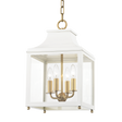 Mitzi Leigh Aged Brass/soft Off White 11.25W x 18.75H Candleholder