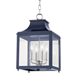 Mitzi Leigh Polished Nickel/navy 11.25W x 18.75H Candleholder