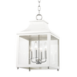 Mitzi Leigh Polished Nickel/white 11.25W x 18.75H Candleholder