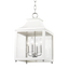 Mitzi Leigh Polished Nickel/white 11.25W x 18.75H Candleholder