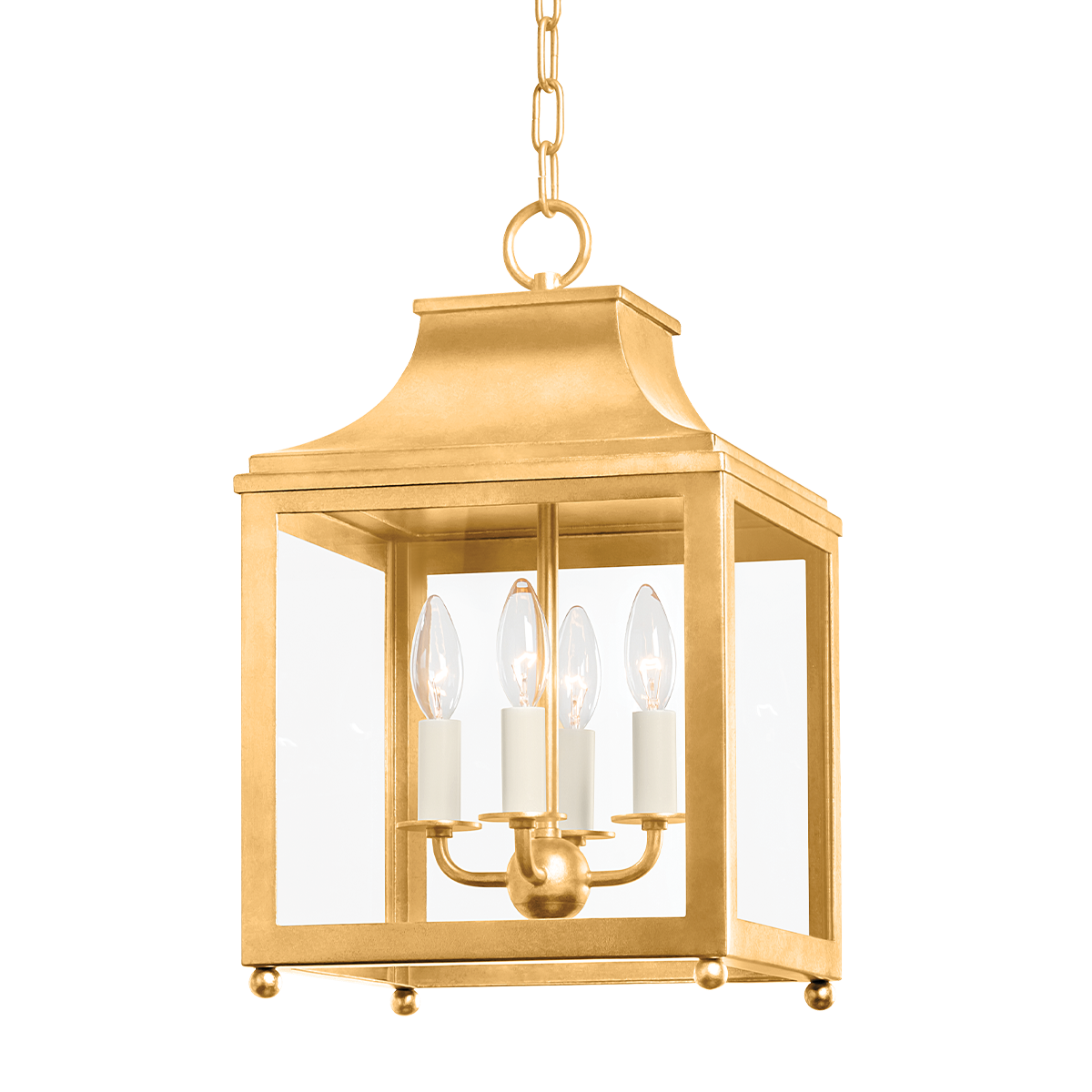 Mitzi Leigh Vintage Gold Leaf 11.25W x 18.75H Pendant