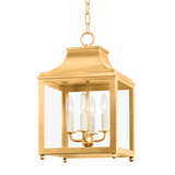 Mitzi Leigh Vintage Gold Leaf 11.25W x 18.75H Pendant