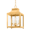 Mitzi Leigh Vintage Gold Leaf 11.25W x 18.75H Pendant