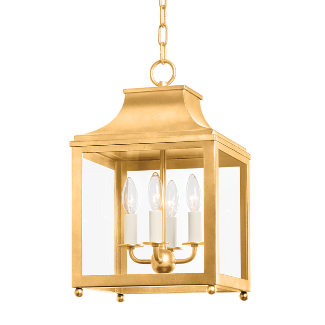 Mitzi Leigh Vintage Gold Leaf 11.25W x 18.75H Pendant
