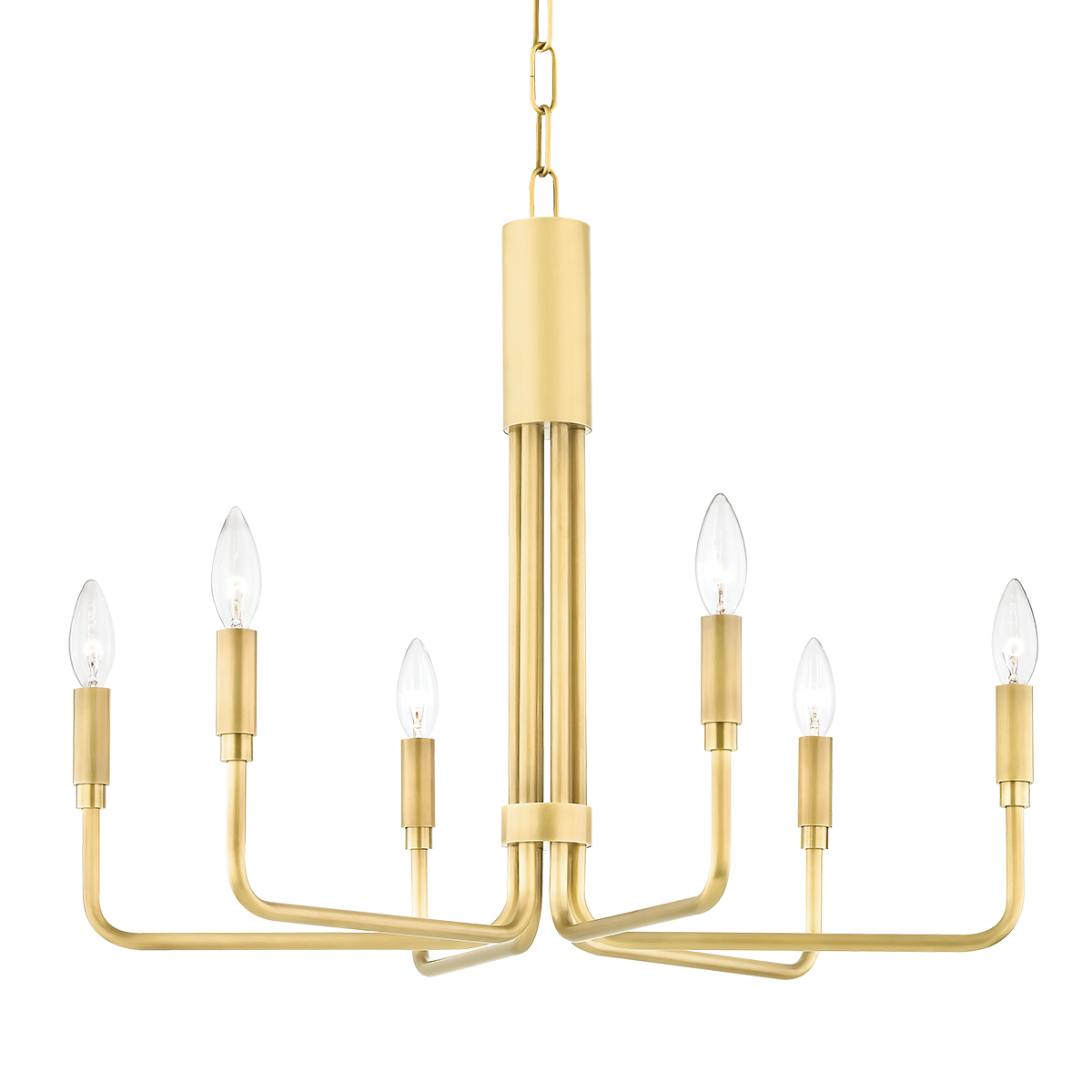 Mitzi Brigitte Aged Brass 25W x 19.25H Chandelier