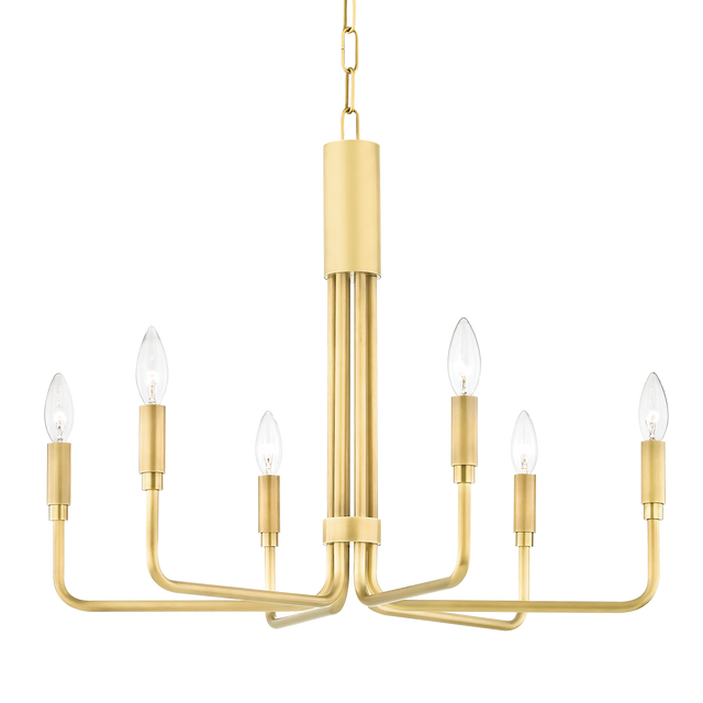 Mitzi Brigitte Aged Brass 25W x 19.25H Chandelier