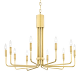 Mitzi Brigitte Aged Brass 31.75W x 24H Chandelier