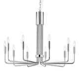 Mitzi Brigitte Polished Nickel 31.75W x 24H Chandelier