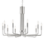 Mitzi Brigitte Polished Nickel 31.75W x 24H Chandelier