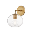 Mitzi Margot Aged Brass 8.25W x 11.75H Wall Sconce