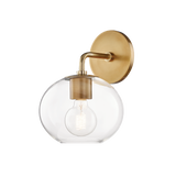 Mitzi Margot Aged Brass 8.25W x 11.75H Wall Sconce