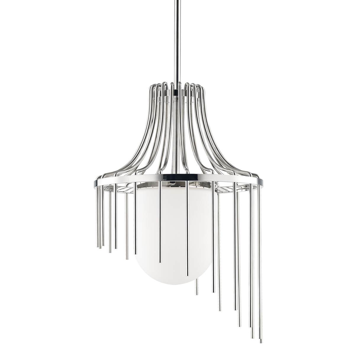Mitzi Kylie Polished Nickel 15.5W x 24.5H Pendant