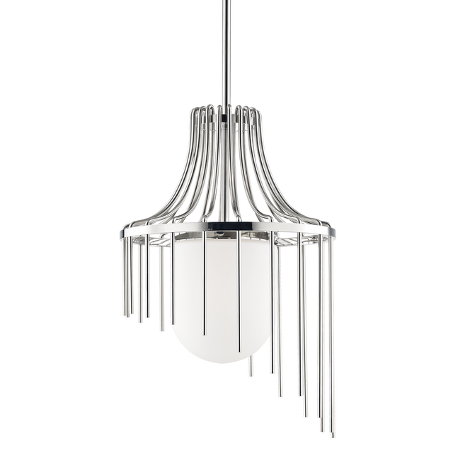 Mitzi Kylie Polished Nickel 15.5W x 24.5H Pendant