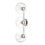 Mitzi Margot Polished Nickel 8.25W x 28.25H Wall Sconce