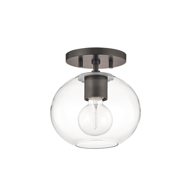 Mitzi Margot Old Bronze 8.25W x 8.5H Semi-Flush Mount
