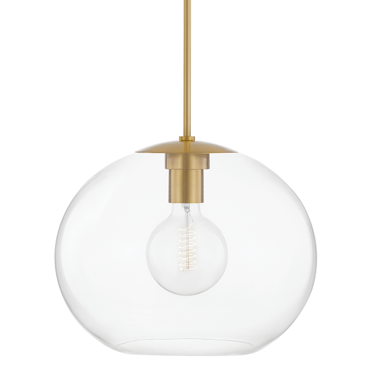 Mitzi Margot Aged Brass 16W x 13H Pendant
