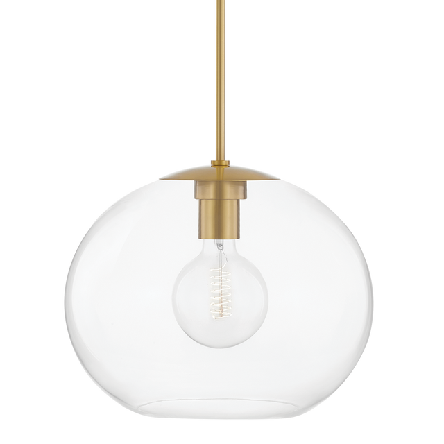 Mitzi Margot Aged Brass 16W x 13H Pendant