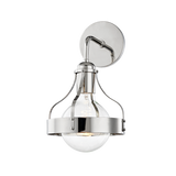 Mitzi Violet Polished Nickel 7.5W x 13.5H Wall Sconce