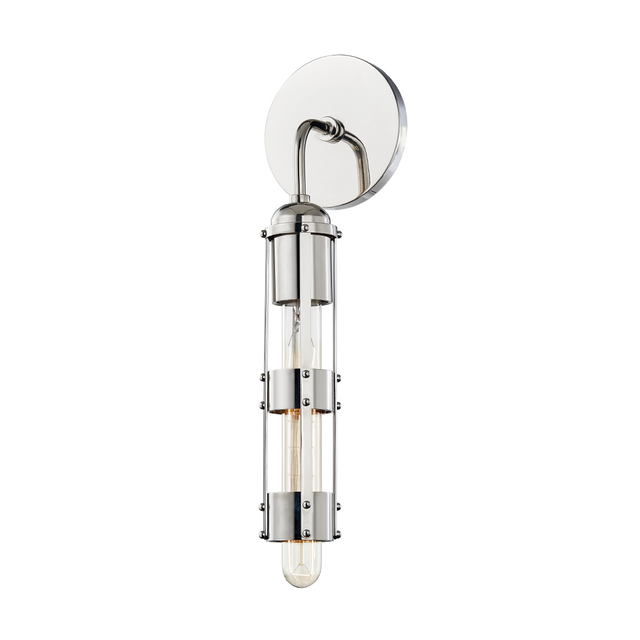 Mitzi Violet Polished Nickel 4.75W x 16.25H Wall Sconce