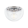 Mitzi Grace Polished Nickel 13.75W x 9.5H Flush Mount