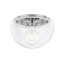 Mitzi Grace Polished Nickel 13.75W x 9.5H Flush Mount