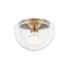 Mitzi Grace Aged Brass 10W x 7H Flush Mount