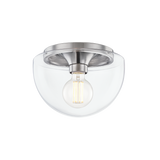Mitzi Grace Polished Nickel 10W x 7H Flush Mount