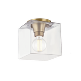 Mitzi Grace Aged Brass 7.25W x 8.25H Flush Mount