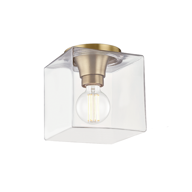 Mitzi Grace Aged Brass 7.25W x 8.25H Flush Mount