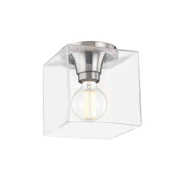 Mitzi Grace Polished Nickel 7.25W x 8.25H Flush Mount