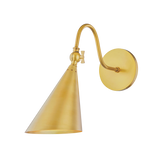 Mitzi Lupe Aged Brass 6.25W x 12H Wall Sconce