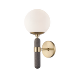 Mitzi Brielle Aged Brass 7W x 16H Wall Sconce