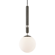 Mitzi Brielle Polished Nickel 9.5W x 26.75H Pendant