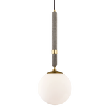 Mitzi Brielle Aged Brass 9.5W x 26.75H Pendant
