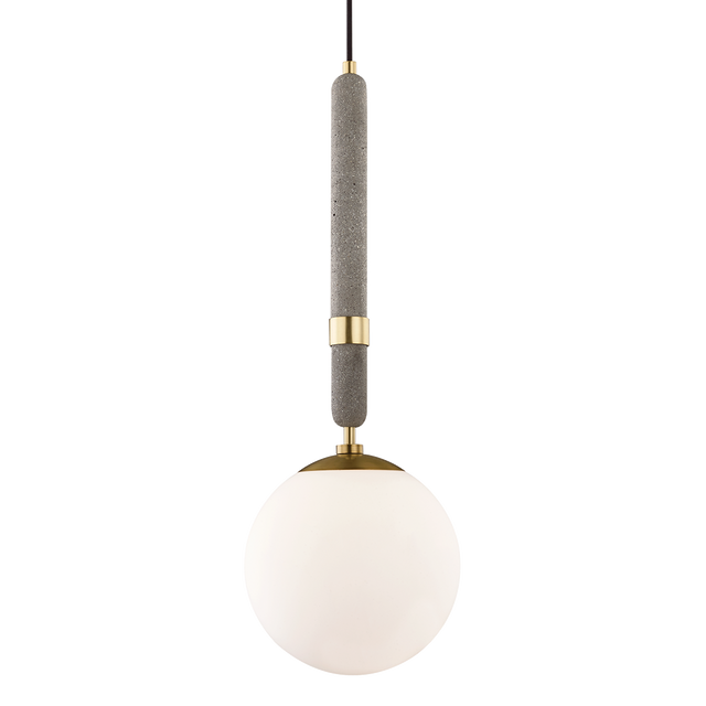 Mitzi Brielle Aged Brass 9.5W x 26.75H Pendant