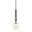 Mitzi Brielle Aged Brass 7W x 20H Pendant