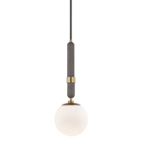 Mitzi Brielle Aged Brass 7W x 20H Pendant