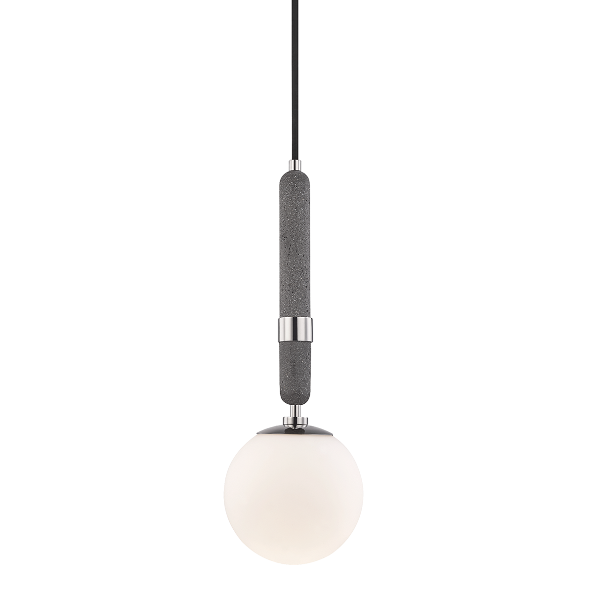 Mitzi Brielle Polished Nickel 7W x 20H Pendant