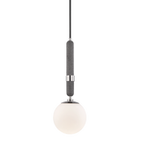 Mitzi Brielle Polished Nickel 7W x 20H Pendant