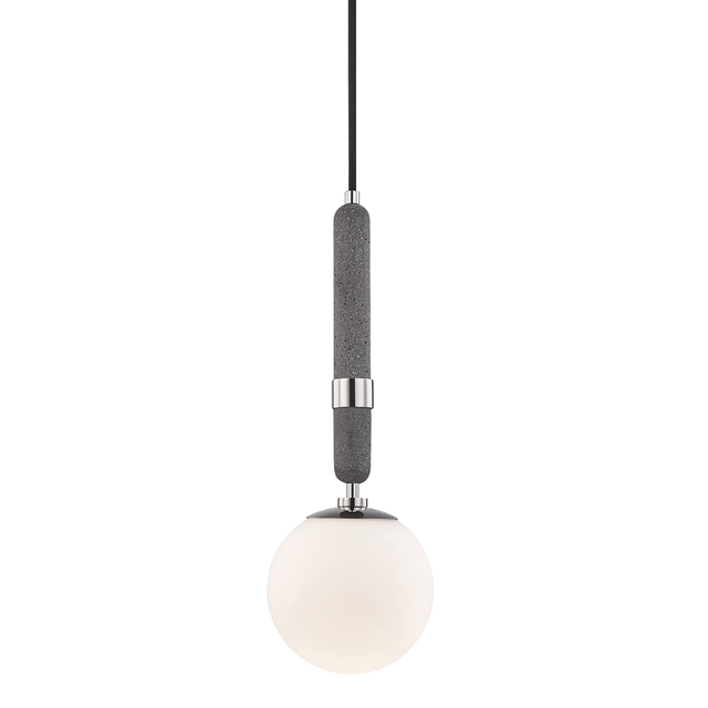 Mitzi Brielle Polished Nickel 7W x 20H Pendant