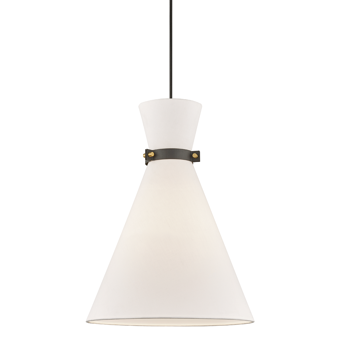Mitzi Julia Aged Brass/black 15.25W x 20.25H Pendant
