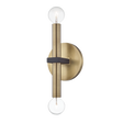 Mitzi Colette Aged Brass/black 4.75W x 12.25H Wall Sconce