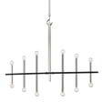 Mitzi Colette Polished Nickel/black 44W x 36.75H Chandelier