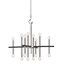 Mitzi Colette Polished Nickel/black 28.75W x 36.5H Chandelier