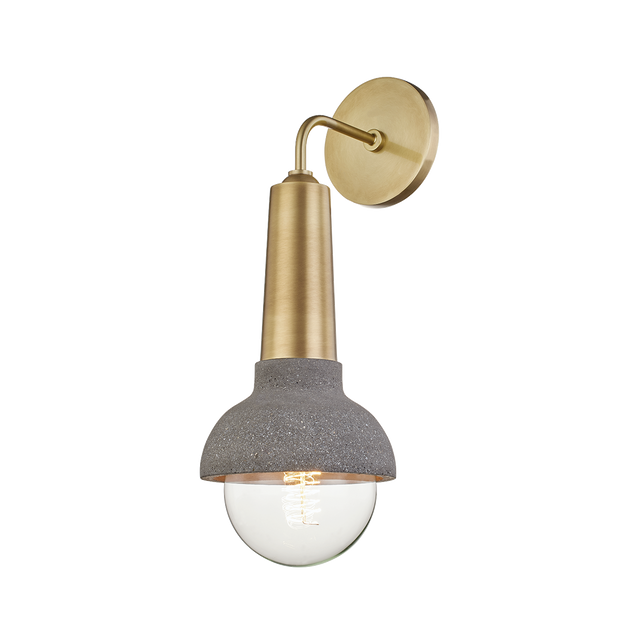 Mitzi Macy Aged Brass 6W x 17H Wall Sconce