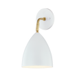 Mitzi Gia Aged Brass/soft Off White 6.25W x 12.5H Wall Sconce