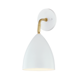 Mitzi Gia Aged Brass/soft Off White 6.25W x 12.5H Wall Sconce
